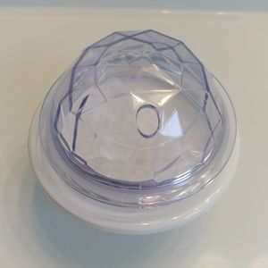 Three Starbucks Domed Ice Cup Lids